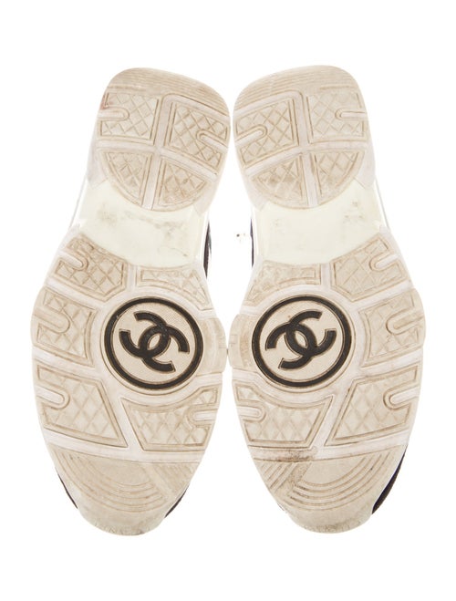 Chanel Interlocking CC Logo Nylon Sneakers