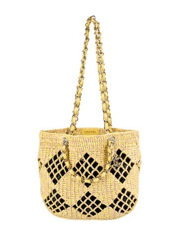 Chanel Totes 2024 Coco Beach Raffia Tote