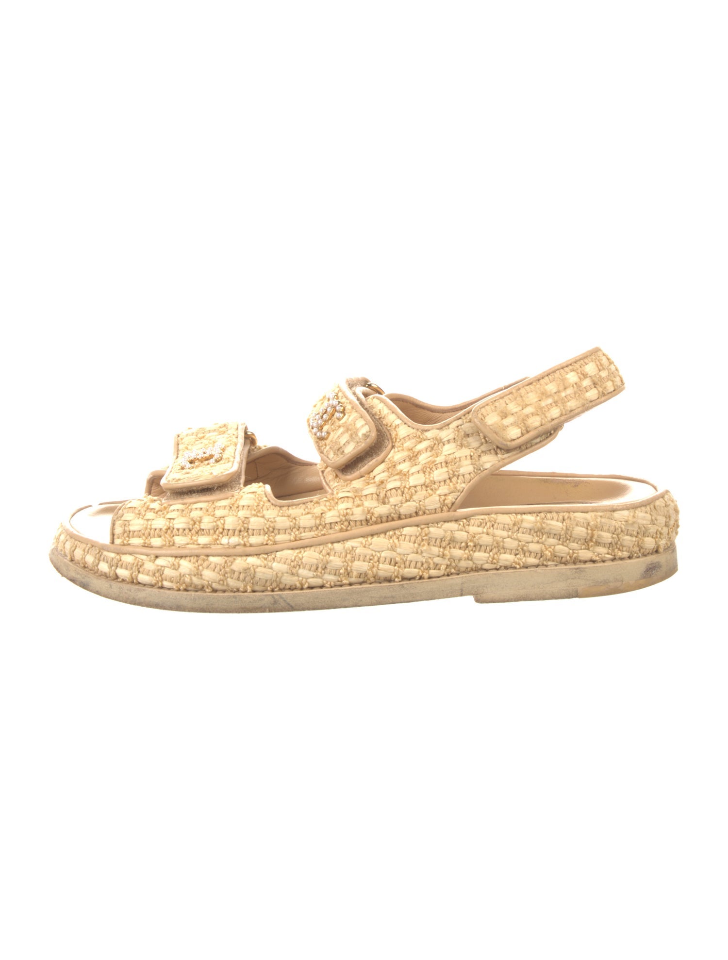 Chanel 2021 Interlocking CC Logo Espadrilles