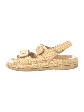Chanel 2021 Interlocking CC Logo Espadrilles