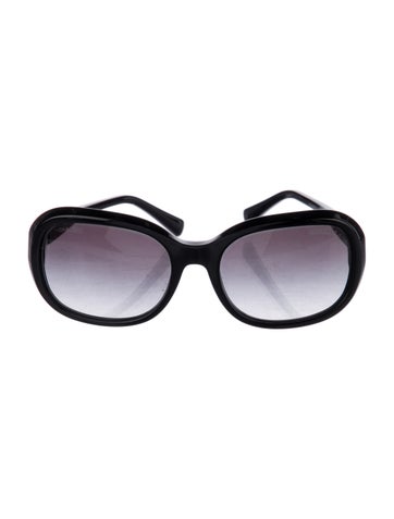 Chanel Sunglasses Interlocking CC Logo Oversize