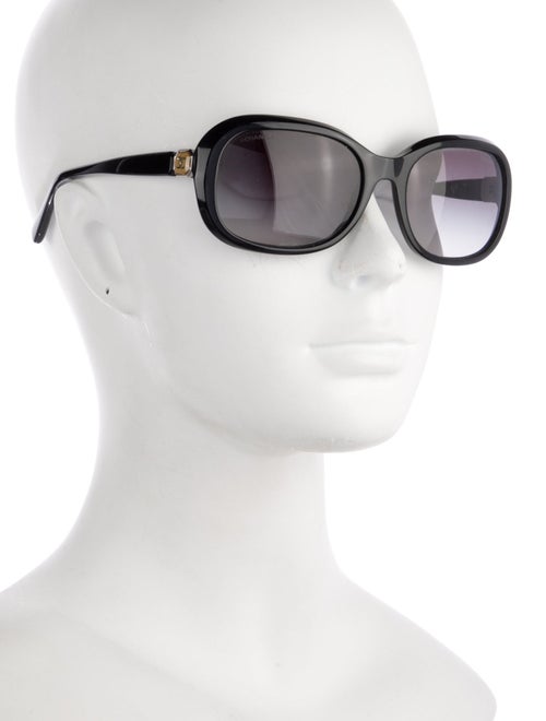 Chanel Interlocking CC Logo Oversize Sunglasses