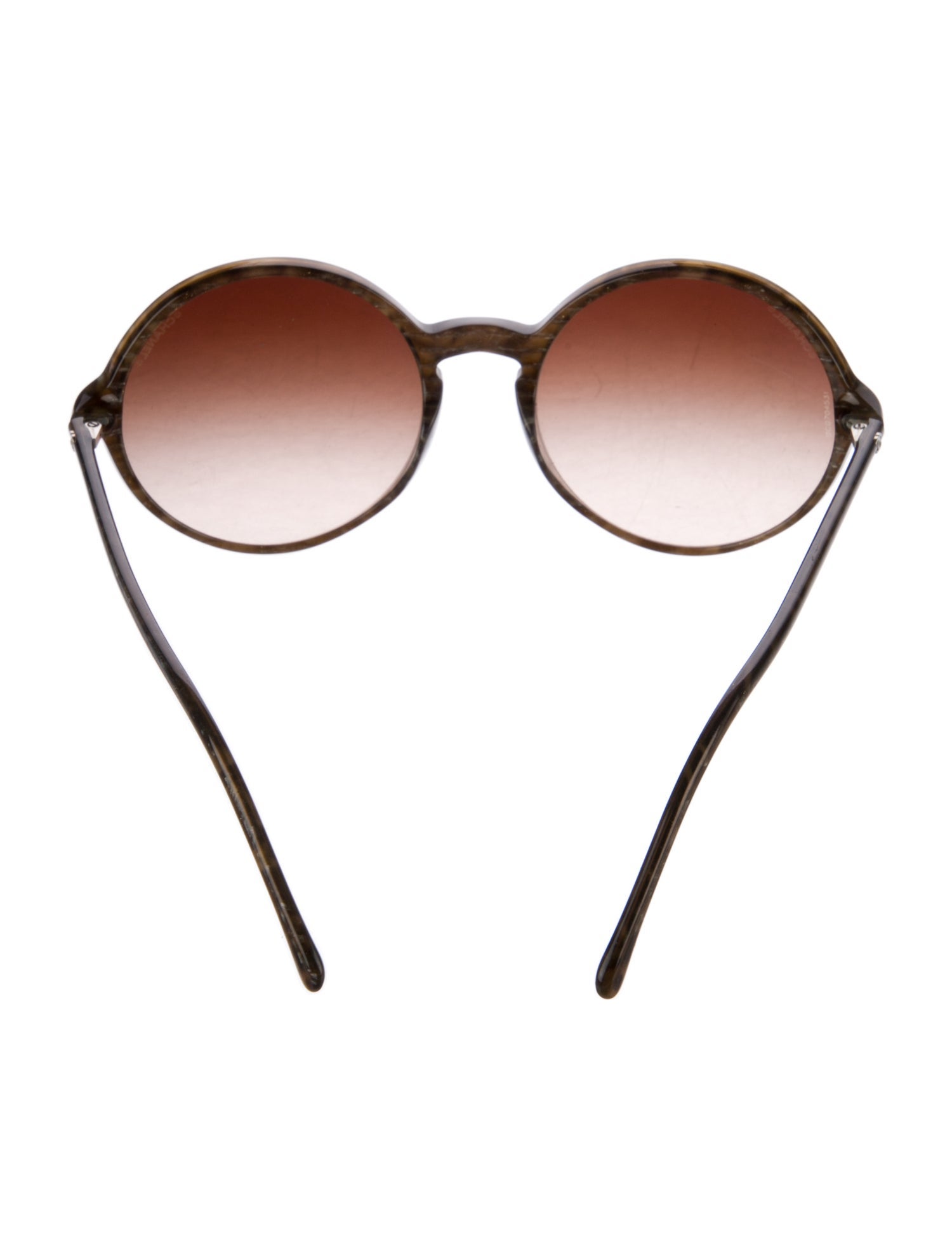 Chanel Interlocking CC Logo Round Sunglasses