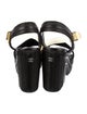 Chanel Interlocking CC Logo Embossed Leather Espadrilles