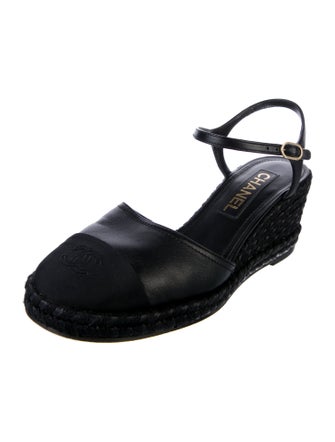Chanel 2023 Interlocking CC Logo Espadrilles