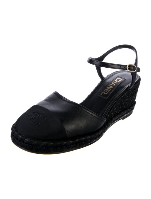 Chanel 2023 Interlocking CC Logo Espadrilles