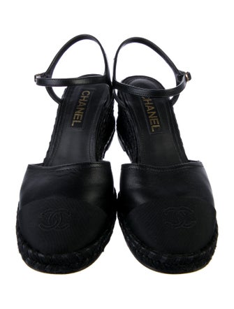 Chanel 2023 Interlocking CC Logo Espadrilles