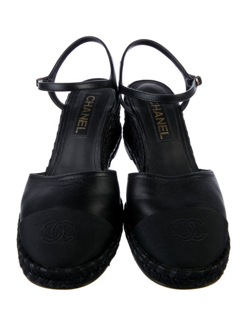 Chanel 2023 Interlocking CC Logo Espadrilles