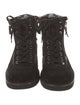 Chanel 2015 Interlocking CC Logo Combat Boots