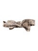 Chanel Patterned Silk Bow Tie