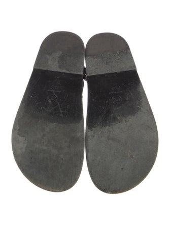 Chanel Interlocking CC Logo Canvas Slides