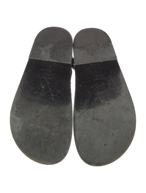 Chanel Interlocking CC Logo Canvas Slides