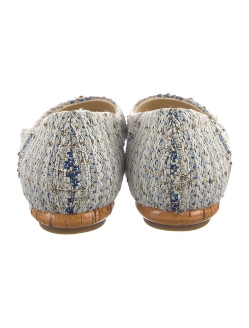 Chanel 2012 Interlocking CC Logo Flats