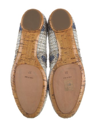 Chanel 2012 Interlocking CC Logo Flats