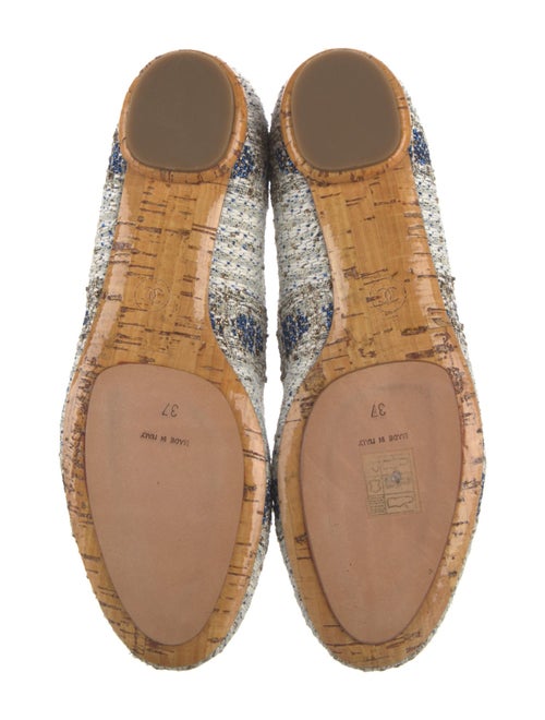 Chanel 2012 Interlocking CC Logo Flats