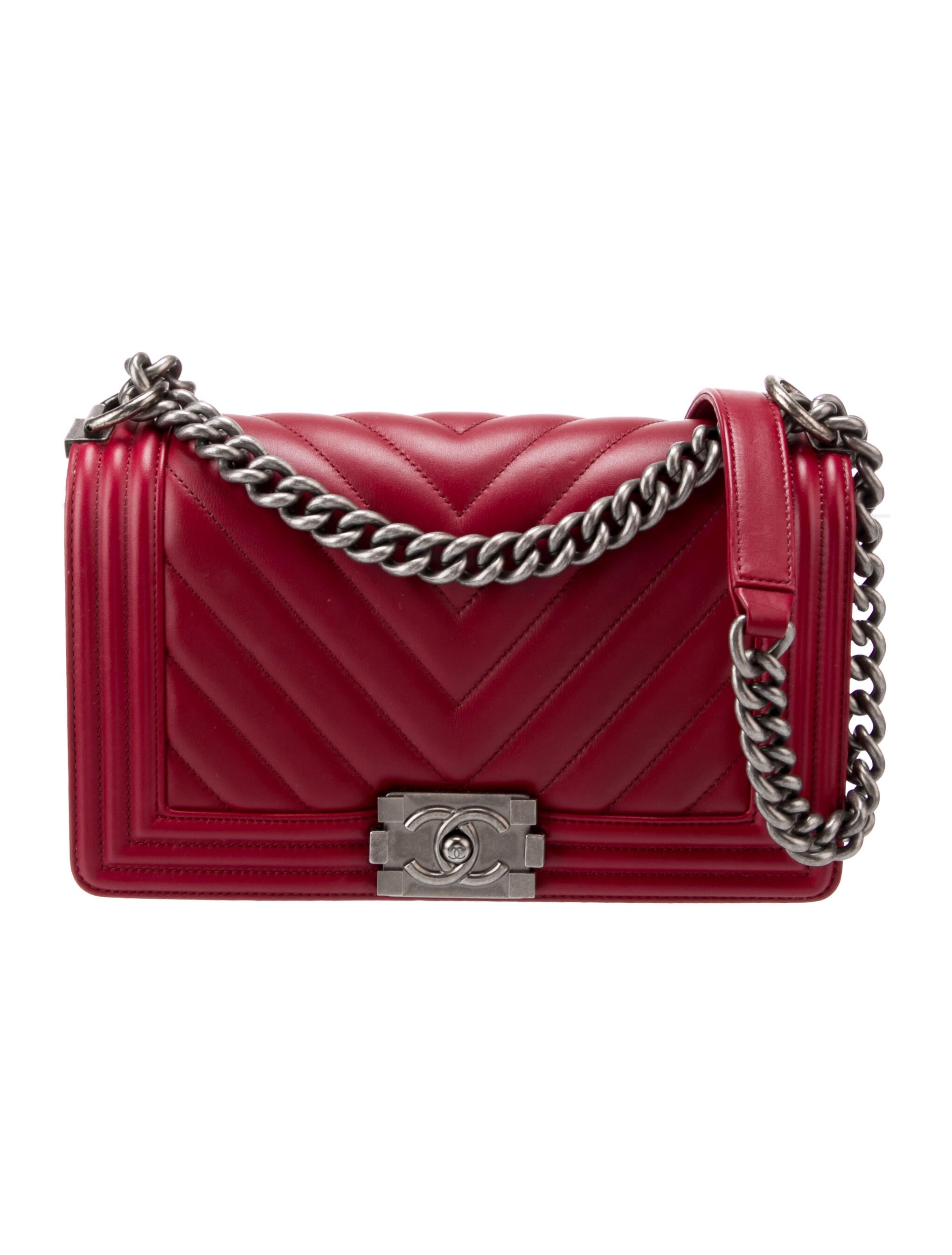Chanel Medium Chevron Boy Bag