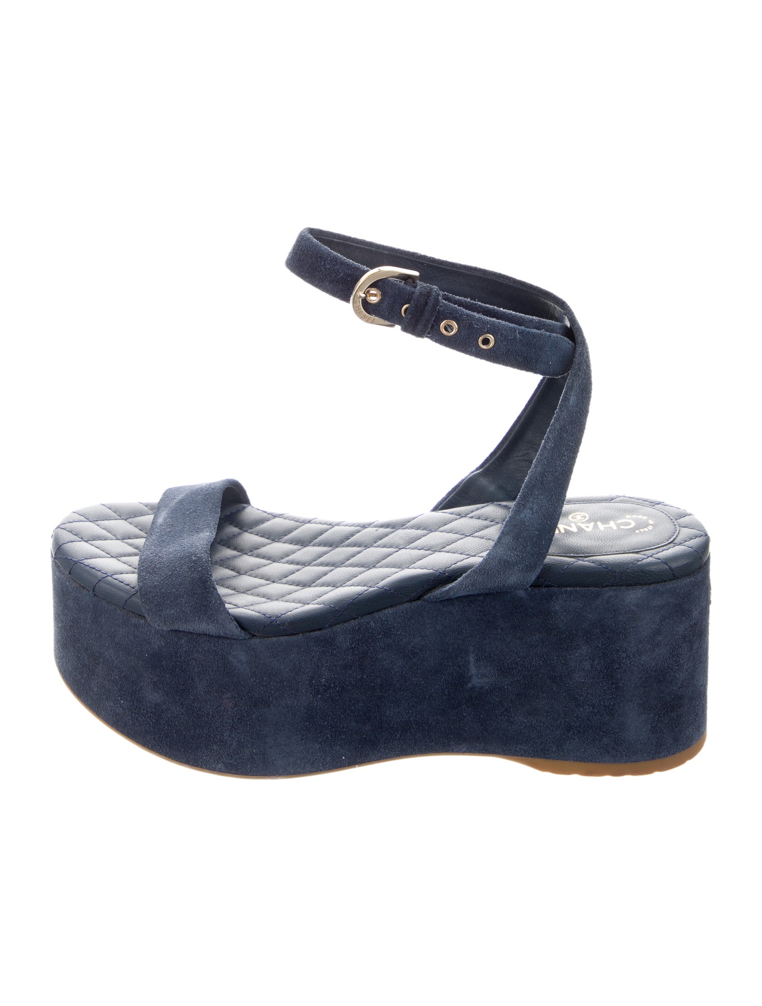 Chanel 2015 Interlocking CC Logo Espadrilles