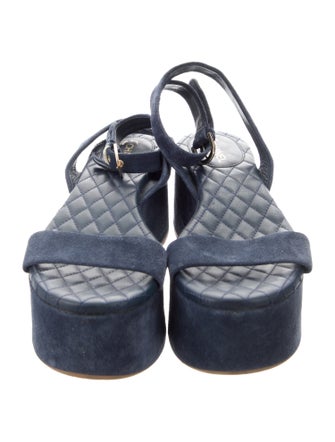 Chanel 2015 Interlocking CC Logo Espadrilles