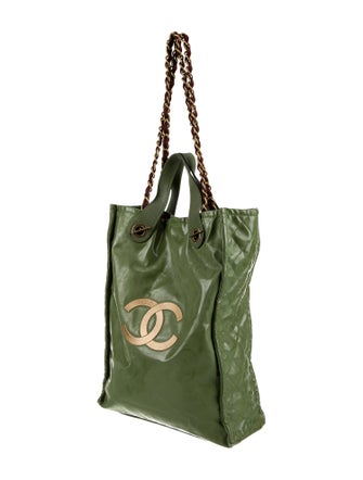 Chanel CC PVC Shopping Tote