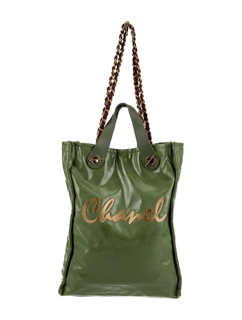 Chanel CC PVC Shopping Tote