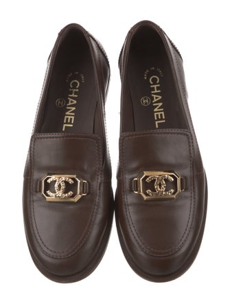 Chanel 2023 Interlocking CC Logo Loafers