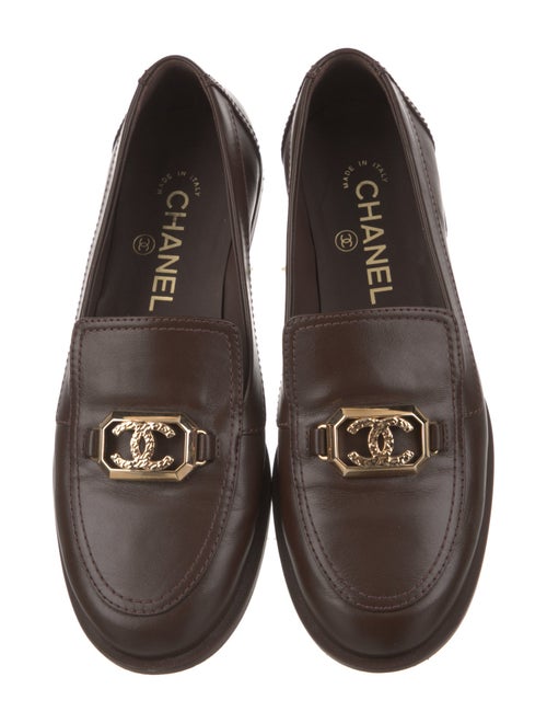 Chanel 2023 Interlocking CC Logo Loafers