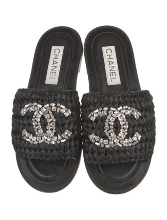 Chanel 2023 Interlocking CC Logo Slides