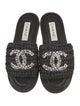 Chanel 2023 Interlocking CC Logo Slides
