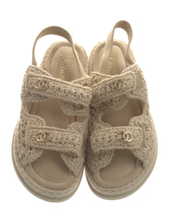 Chanel 2025 Interlocking CC Logo Espadrilles