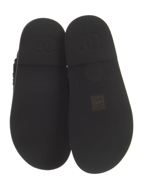 Chanel 2025 Interlocking CC Logo Slingback Sandals