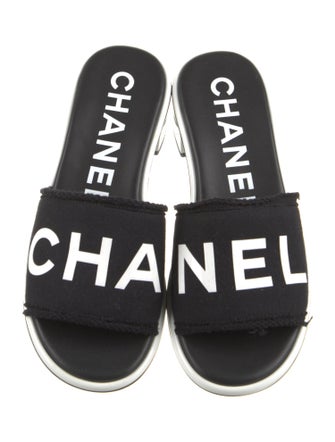 Chanel 2024 Graphic Print Mules