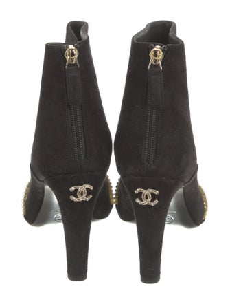 Chanel 2020 Interlocking CC Logo Boots
