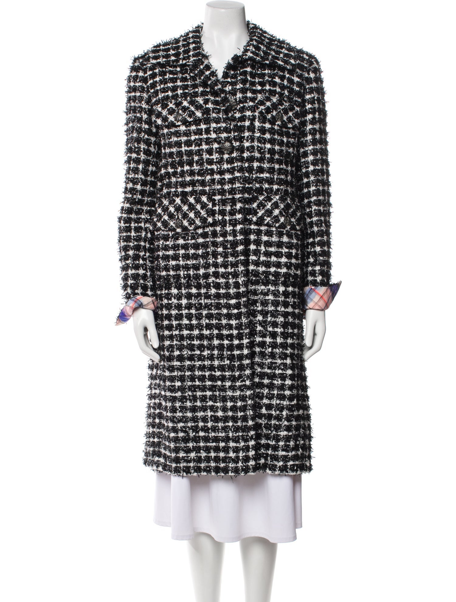 Chanel 2020 Tweed Pattern Coat