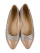 Chanel Interlocking CC Logo Glitter Accents Flats