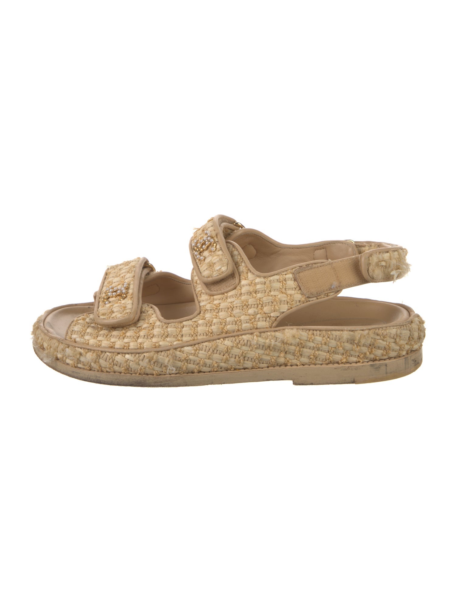 Chanel 2021 Interlocking CC Logo Espadrilles