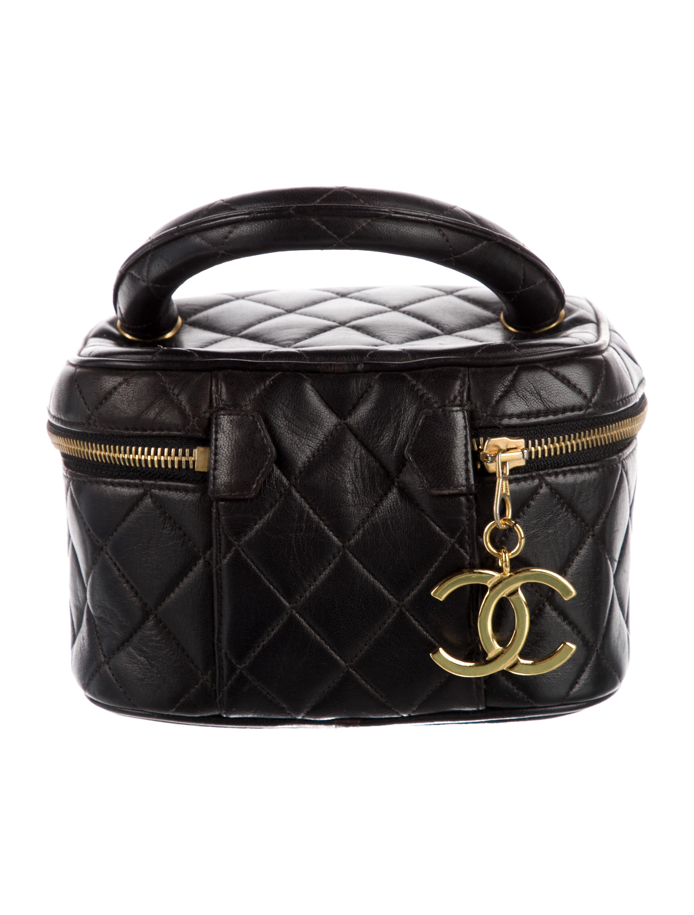 Chanel Quilted CC Vanity Case