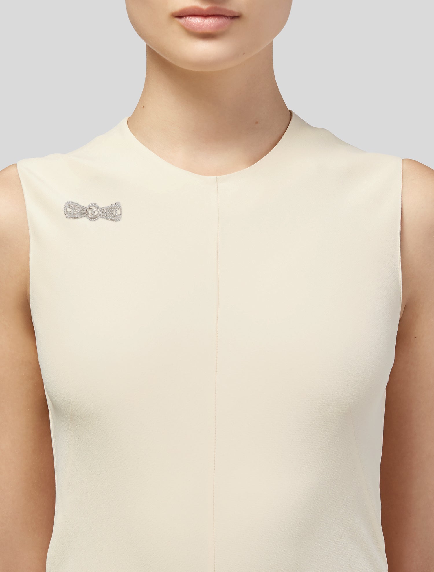 Chanel 2022 Strass CHA-NEL Brooch