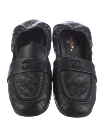 Chanel 2019 Interlocking CC Logo Ballet Flats