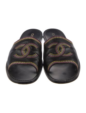 Chanel 2021 Interlocking CC Logo Slides