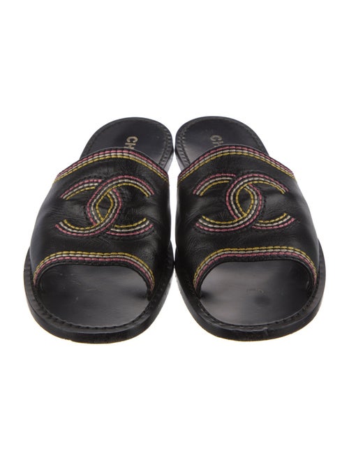 Chanel 2021 Interlocking CC Logo Slides