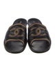 Chanel 2021 Interlocking CC Logo Slides