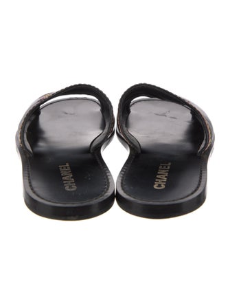 Chanel 2021 Interlocking CC Logo Slides
