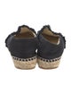 Chanel Interlocking CC Logo Canvas Espadrilles