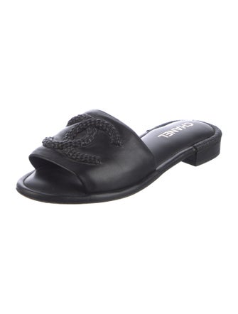 Chanel 2020 Interlocking CC Logo Slides