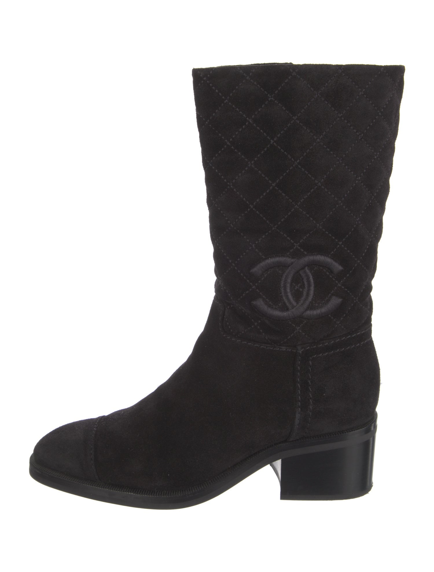 Chanel 2021 Interlocking CC Logo Rain Boots