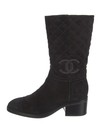 Chanel 2021 Interlocking CC Logo Rain Boots
