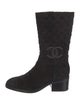 Chanel 2021 Interlocking CC Logo Rain Boots