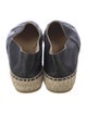 Chanel Interlocking CC Logo Lambskin Espadrilles