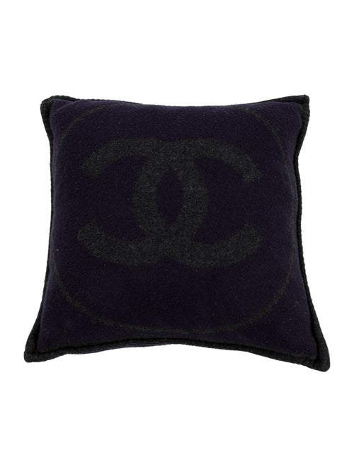 Chanel Wool CC Throw Pillow