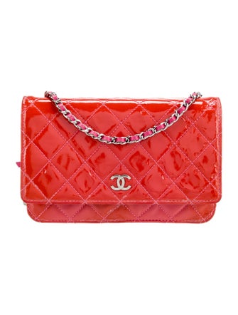 Chanel Classic Patent Wallet On Chain